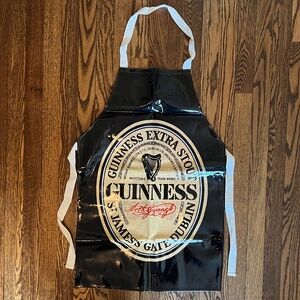 Authentic coated Guinness bar apron from Ireland